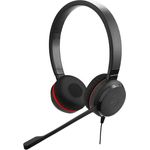 Jabra Evolve 20SE UC Stereo professionelles VoIP-Softphone USB-Kabel-Headset für Unified Communications mit weichen Kunstleder-Ohrpolstern
