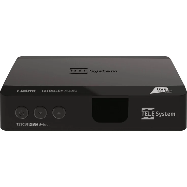 Tivusat Telesystem TS9018 Full HD HEVC H.265 Smartcard HDMI DVB-S2 Sat Receiver mit aktiver Tivusat HD Karte – Bild 2