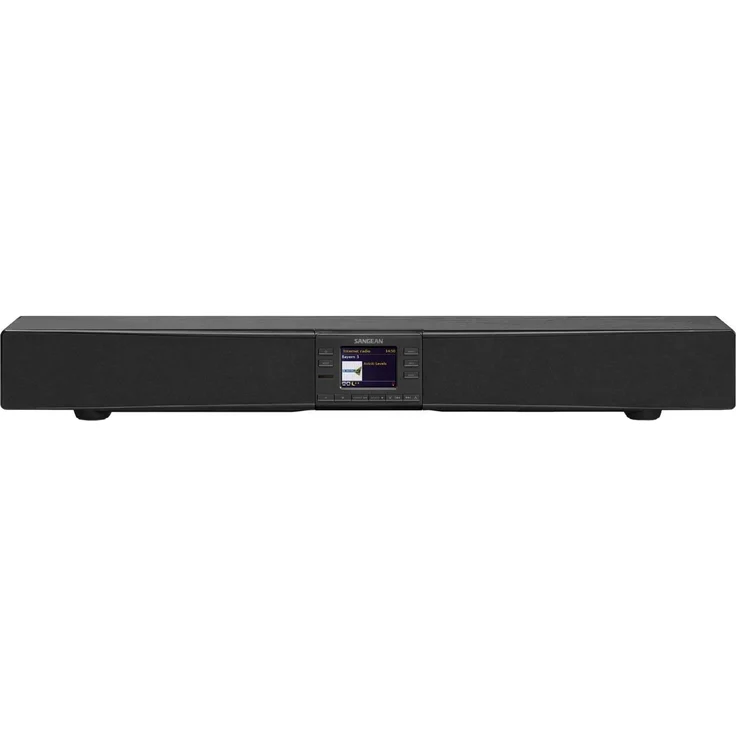 Sangean SB-100 2.1 Soundbar mit Subwoofer, kabellos/kabelgebunden, geeignet für TV, schwarz (2018) – Bild 1