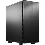 Fractal Design Define 7 Compact Black, kompaktes ATX PC Gehäuse aus Aluminium - Stahl, gedämmt für Silent Computing - schwarz