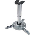 Techly ICA-PM-102XL Universal Deckenhalterung für Beamer, ausziehbar, 60-102 cm Silber
