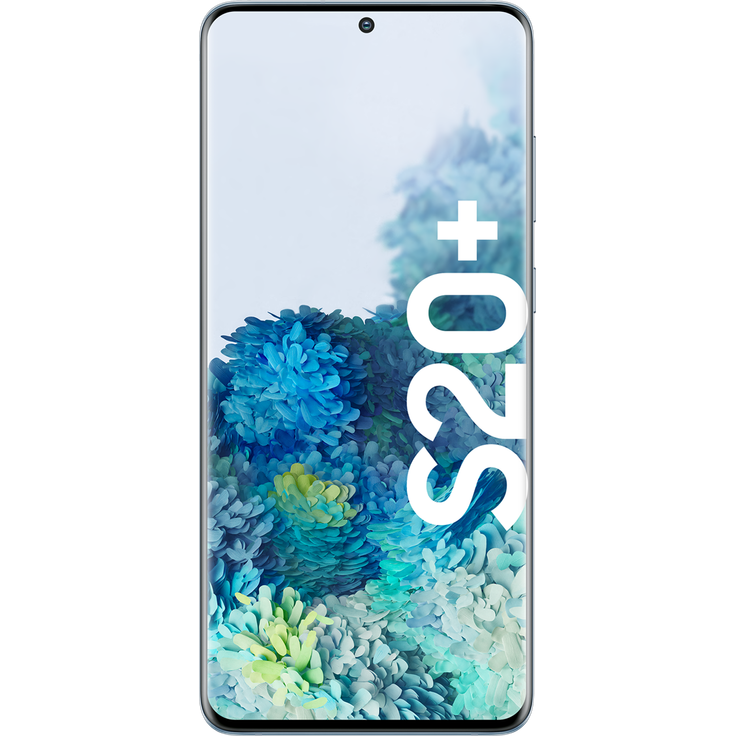 Samsung Galaxy S20+ Smartphone 16,95cm (6,7 Zoll) Dynamic AMOLED-Display, 128GB interner Speicher, 8GB RAM, Hybrid-SIM, Android, Cloud Blue – Bild 1