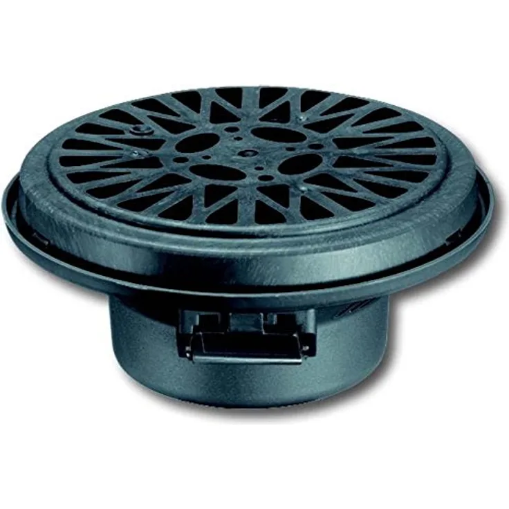 Busch-Jaeger 8224EB Schalter & Taster Feuchtraum-Lautsprecher, 7 W, Schwarz Einbau-Lautsprecher - 7 Watt - schwarz