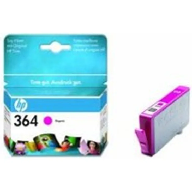 HP 364 - Dye-Based Magenta - Original - Tintenpatrone - für Deskjet 35XX, Photosmart 55XX, 55XX B111, 65XX, 65XX B211, 7510 C311, 7520, eStation C510