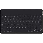 Logitech Keys-to-Go Kabellose Tablet-Tastatur, Bluetooth, iOS-Sondertasten, Ultraleicht & Geräuschlos, 3-Monate Akkulaufzeit, Fürs Tablet und Smartphone, Italienisches QWERTY-Layout - schwarz