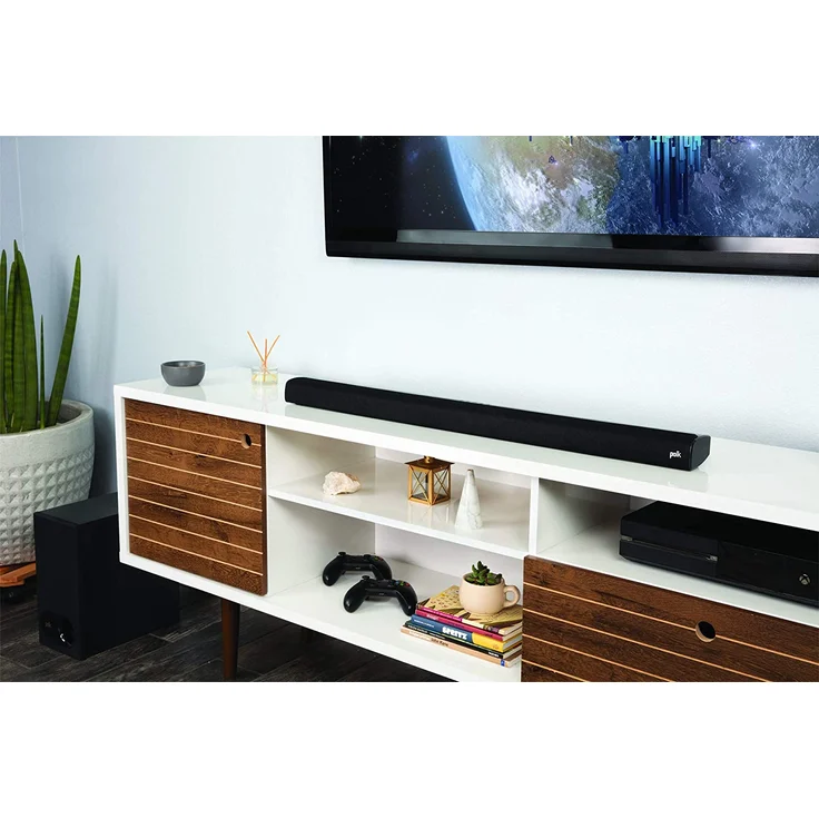 Polk Audio Signa S2 2.1 Soundbar mit Subwoofer, kabellos/kabelgebunden, geeignet für TV, schwarz (2019) – Bild 6