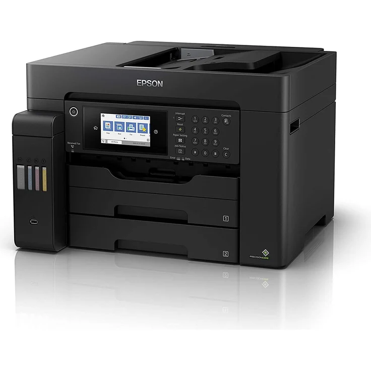Epson EcoTank ET-16600 4-in-1 Tintenstrahl-Multifunktionsgerät (Drucker, Scanner, Kopierer, Fax) Auflösung: 4800 x 2400, USB, LAN, WLAN, Mopria, AirPrint, Cloud Print (C11CH72401) – Bild 3