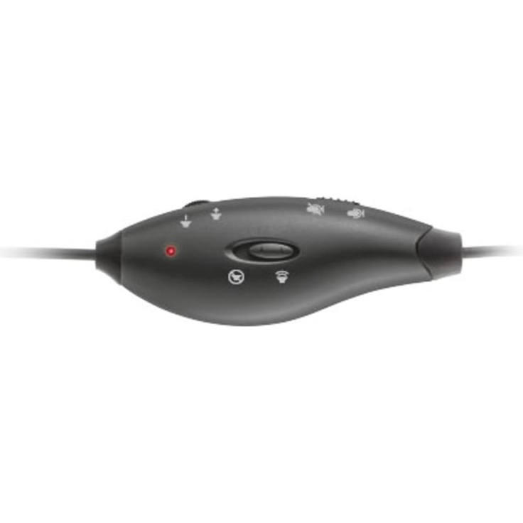 Trust Mauro USB Headset, Kopfhörer, Kopfband, binaural, Drehregler, verkabelt, schwarz (17591) – Bild 5