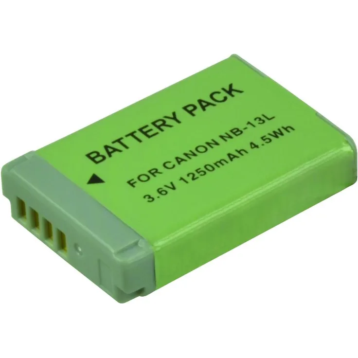 2-Power 1250mAh Li-Ion (3,6V) Kamera Ersetzt Akku für NB-13L