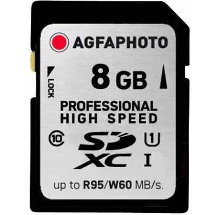 AgfaPhoto SDHC Karte UHS I 8GB Professional High Speed Class 10