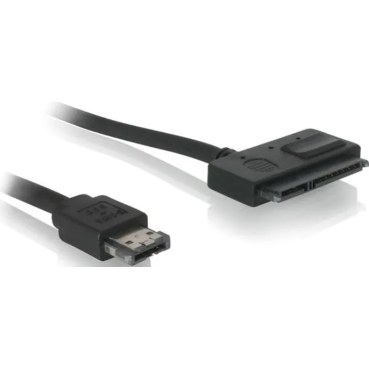 DeLOCK Power Over eSATA cable - Power Over eSATA-Kabel - SATA-Anschluss (22 Pin) - 11-polig USB/eSATA - 50 cm (84396)