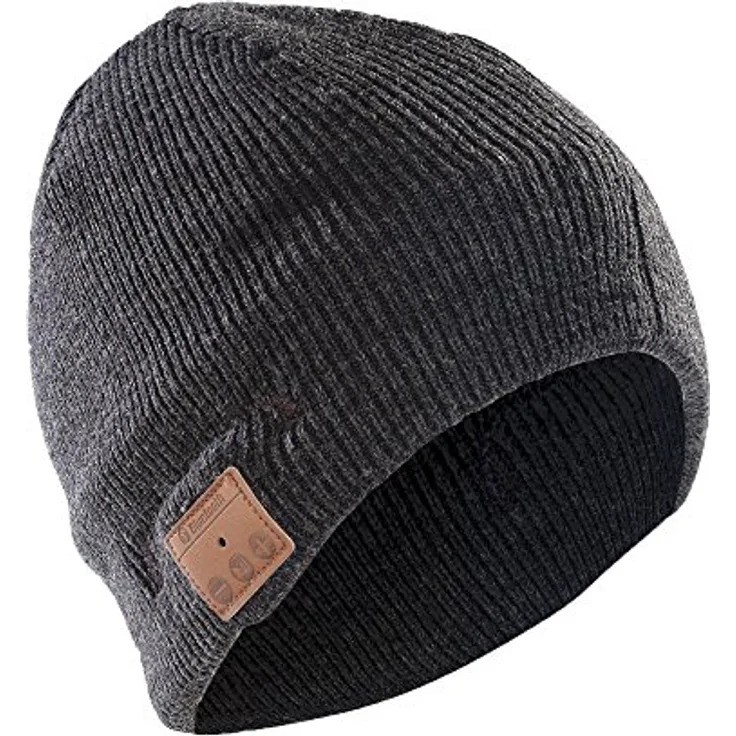 Leicke Sharon Music Beanie Bluetooth Unisex Einheitsgröße dunkelgrau