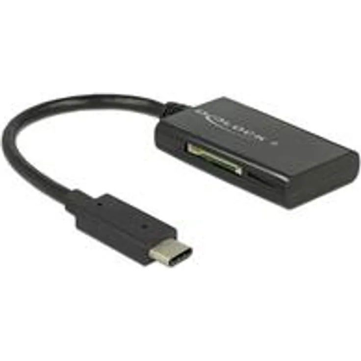 DeLock 91740 USB 3.0 (3.1 Gen 1) Type-C schwarz - Kartenleser