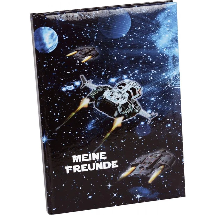 goldbuch Freundebuch ŽRaumschiffŽ, DIN A5, 72 Seiten - Preisvergleich – Bild 1
