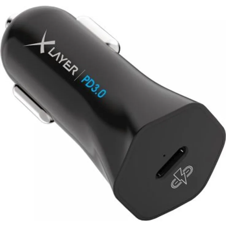 XLayer Kfz-Ladegerät Typ C (USB-C) Charger PD 18W Black