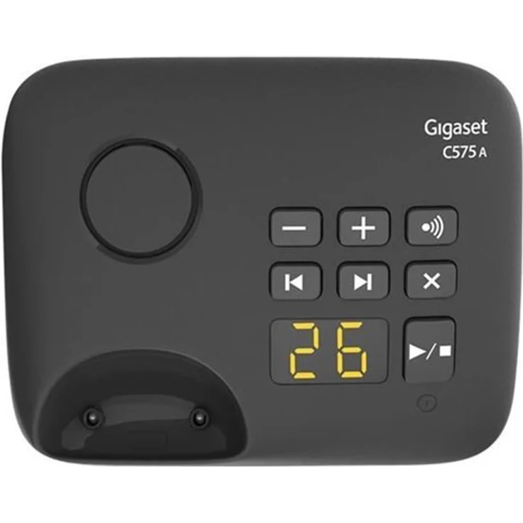 Gigaset C575A Duo DECT Schnurlostelefon mit Anrufbeantworter für komfortables Telefonieren, mit großer Nummernanzeige, Farbdisplay und leichter Bedienbarkeit, Analog-Telefon, schwarz – Bild 7