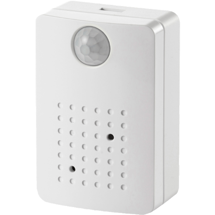 Switel PIR Zusatzsensor für Bewegungserkennung und Hausalarm für Video-Überwachungssystem BSW220, weiß