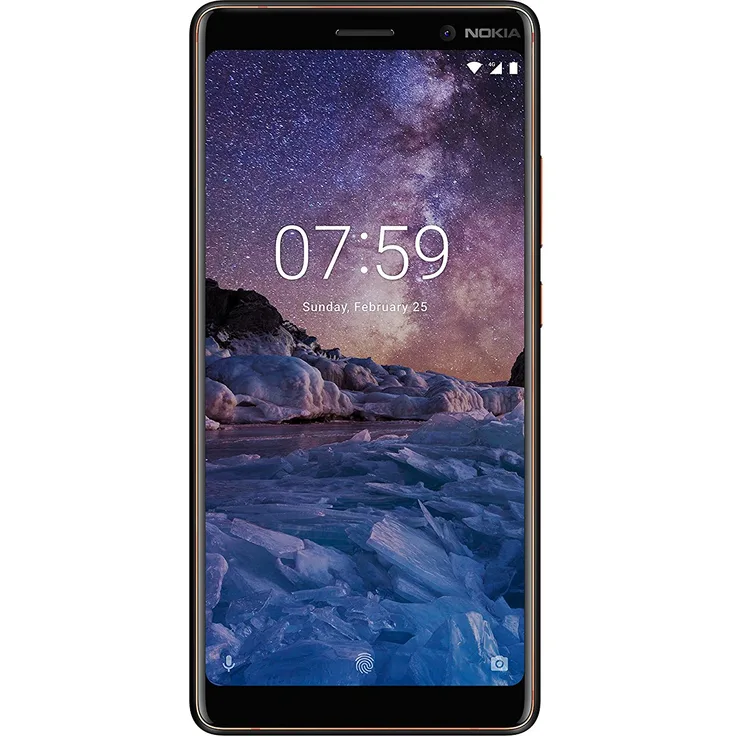Nokia 7 Plus Smartphone 15,24cm (6 Zoll) IPS-Display, 64GB interner Speicher, 4GB RAM, Dual-SIM, Android, Weiß