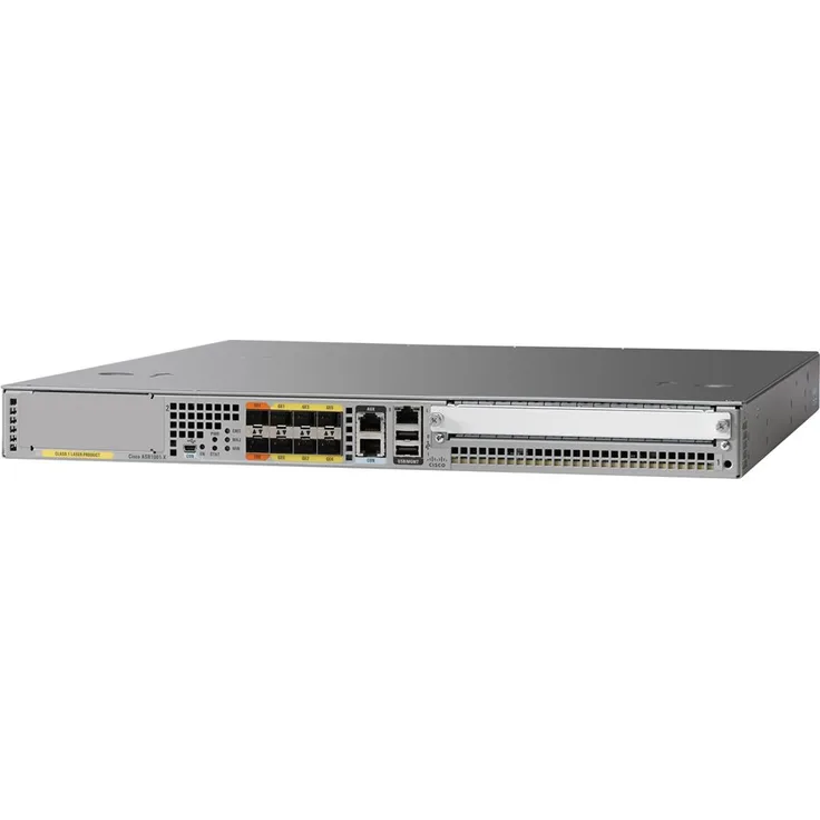 Cisco ASR 1001-X - Router - GigE - an Rack montierbar - mit Cisco ASR 1000 Series Embedded Services-Prozessor, 10 Gbit/s