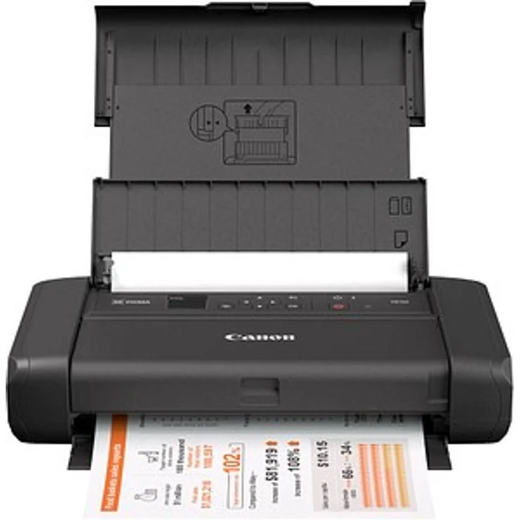Canon PIXMA TR150 (ohne Akku) - Tintenstrahldrucker, Druckgeschwindigkeit (S/min): 9 S/W, 5 Farbe, Auflösung: 4800 x 1200 (USB, WLAN, AirPrint, Mobile Print, Cloud Print) 4167C006 – Bild 1
