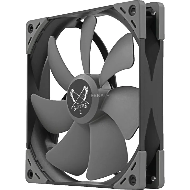 Scythe Kaze Flex 140 SQUARE PWM Gehäuselüfter, grau