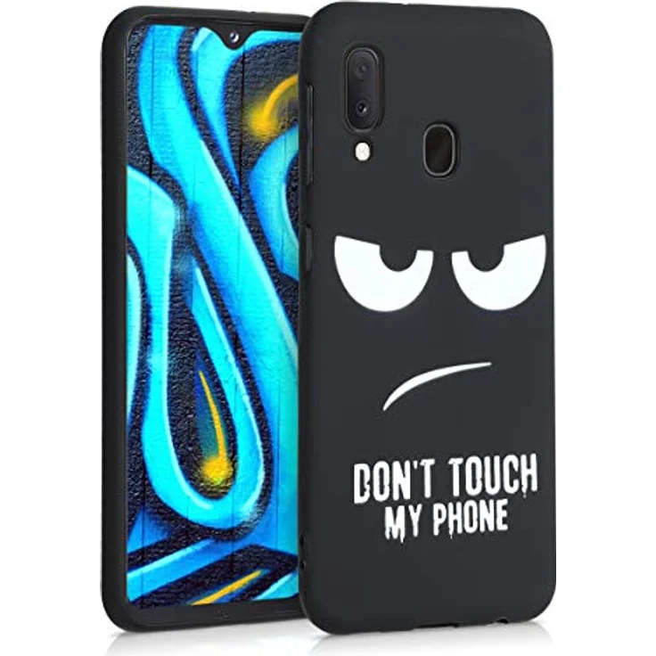 kwmobile 49525.03 Galaxy A20E Design 3 Don't Touch MY Phone