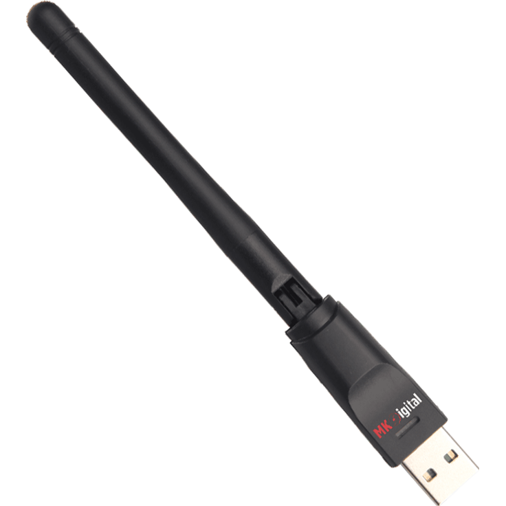 MK Digital USB WiFi WLAN Adapter 150 Mbit/s mit 3dBi Antenne