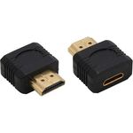 InLine 17691G HDMI Adapter, HDMI A Stecker auf Mini HDMI C Buchse, 4K2K kompatibel, vergoldete Kontakte