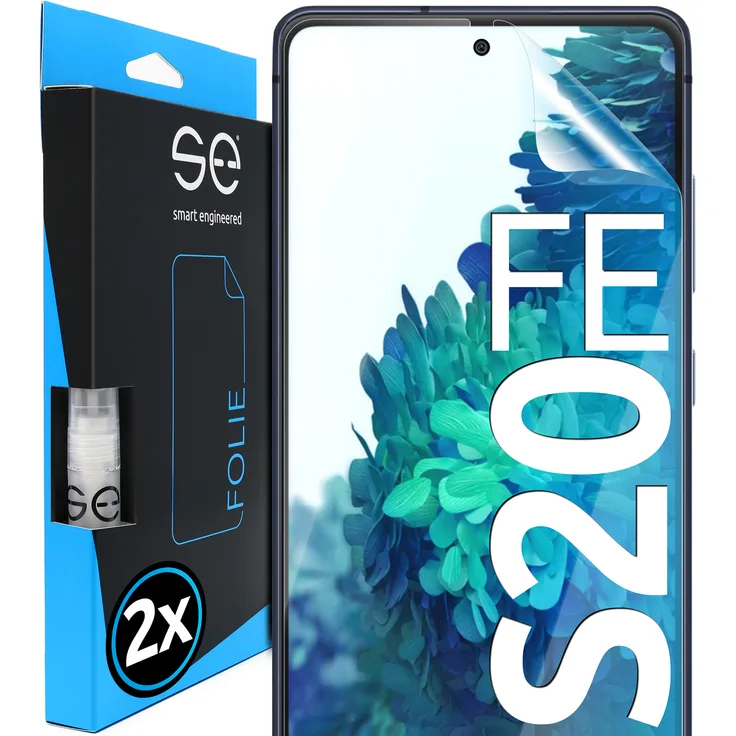 smart engineered 3D Schutzfolie, geeignet für Samsung Galaxy S20 FE, Displayschutzfolie, transparent