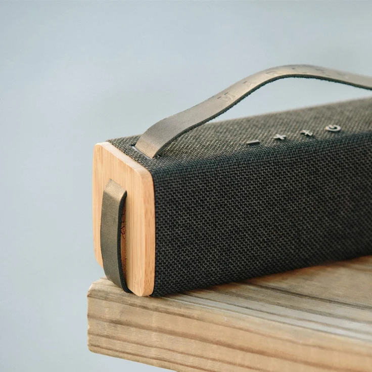 The House Of Marley Riddim Bluetooth-Lautsprecher mit Mikrofon, schwarz – Bild 7