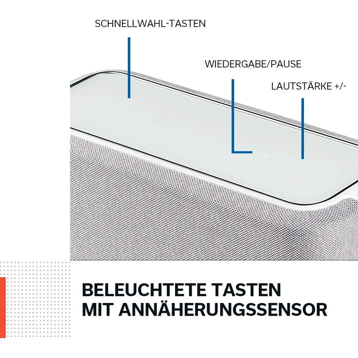 Denon Home 250 Multiroom-Lautsprecher mit Alexa, Google Assistant, FM, KW, DAB+, Webradio, geeignet für Indoor, weiß – Bild 4
