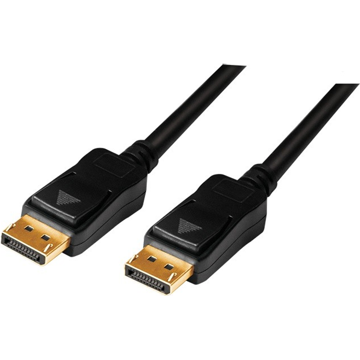 LogiLink CV0113 Aktives DisplayPort 1.2 Anschlusskabel, Ultra HD, 3D, 4K2K-60Hz Schwarz