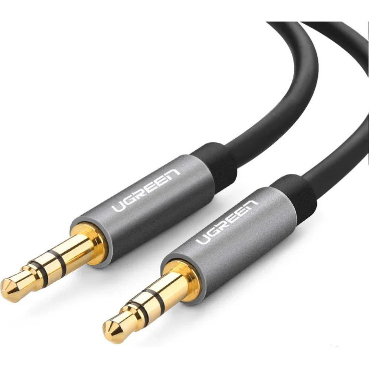 UGREEN 10733 1 m 3.5 mm 3.5 mm schwarz Audio-Kabel  Audio-Kabel (3.5 mm, Männlich, 3.5 mm, männlich, 1 m, schwarz)
