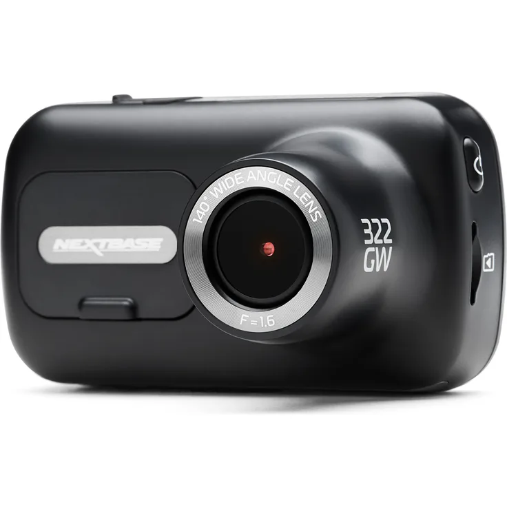 NextBase 322GW Dash cam (Full HD (1080p/60 fps), 2,5 Zoll IPS-Touch-Display, Hochpräziser G-Sensor, 140 Grad Weitwinkel-Sichtfeld, Click+Go Car-Mount, 10x GPS-Modul)