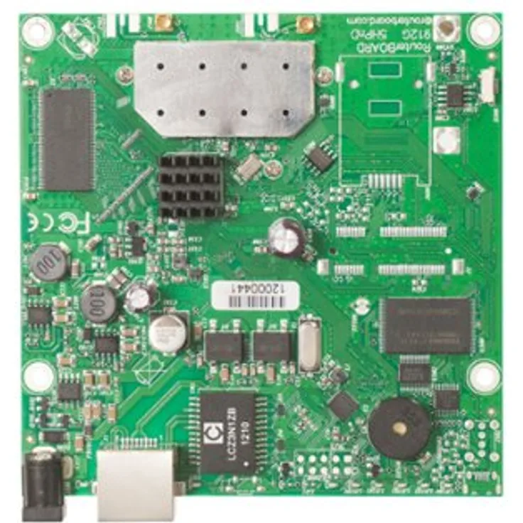 MikroTik RouterBOARD RB911G-2HPnD, Gigabit Port integrierte Hochleistungs-Wireless-Karte, bis zu 1000mW Ausgangsleistung, High Power, MikroTik RouterOS, Level3 License (Supports Wireless CPE-PtP)