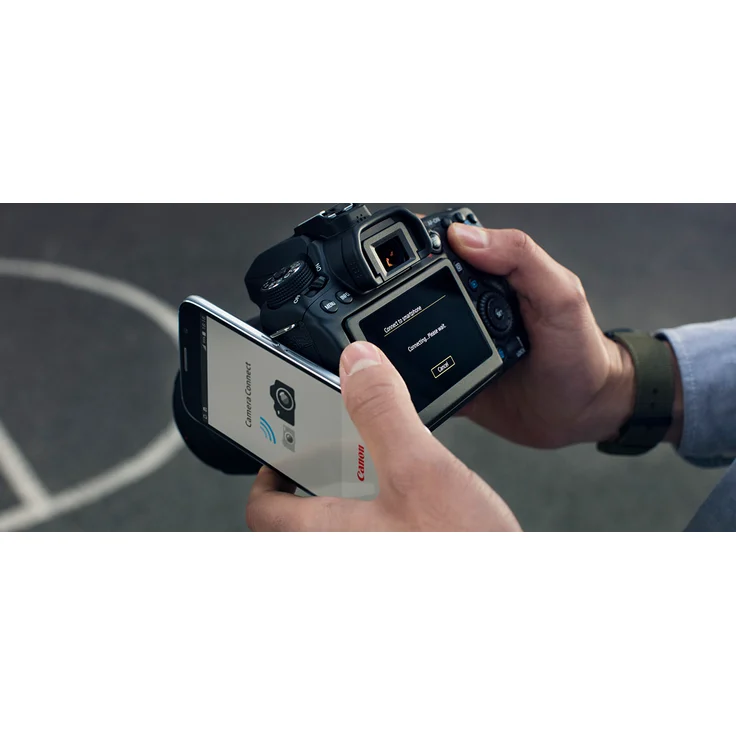 Canon EOS 80D SLR-Digitalkamera (24,2 MP, 7,7cm (3 Zoll) Display, Full HD, NFC und WLAN) schwarz – Bild 6