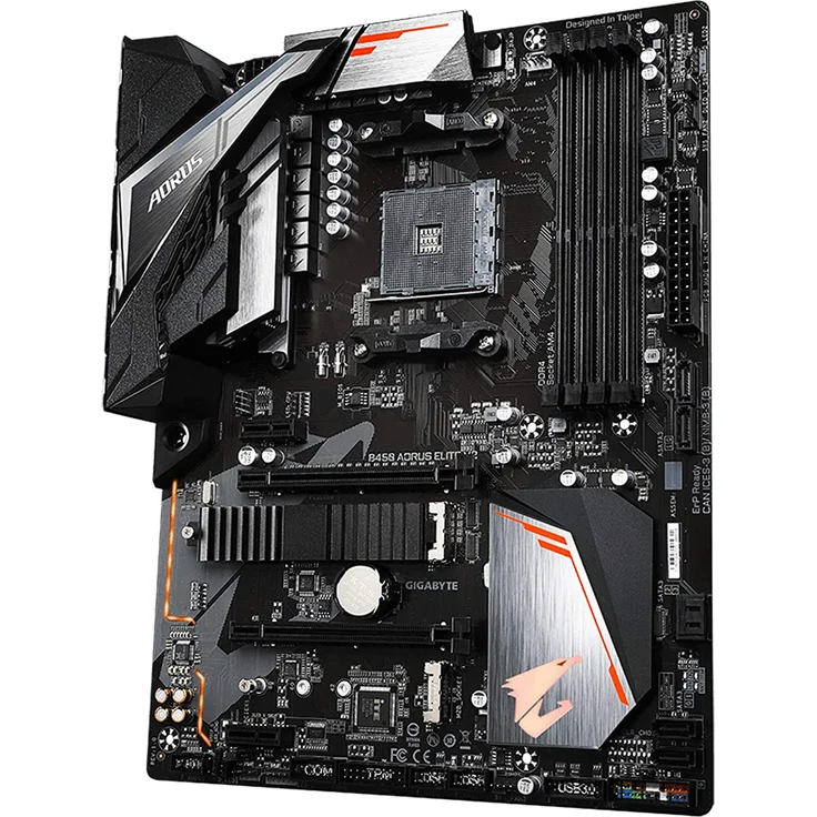 Gigabyte B450 AORUS Elite V2 - ATX, AMD B450, Sockel AM4, Dual-channel DDR4-SDRAM (B450 AORUS ELITE V2) – Bild 4