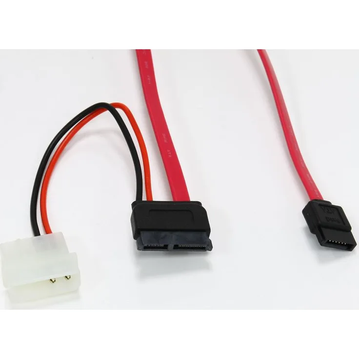 Scythe Slim-Line SATA Kabel 45 cm