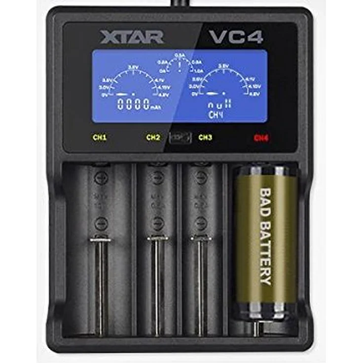 XTAR VC4 USB-Ladegerät – Bild 2