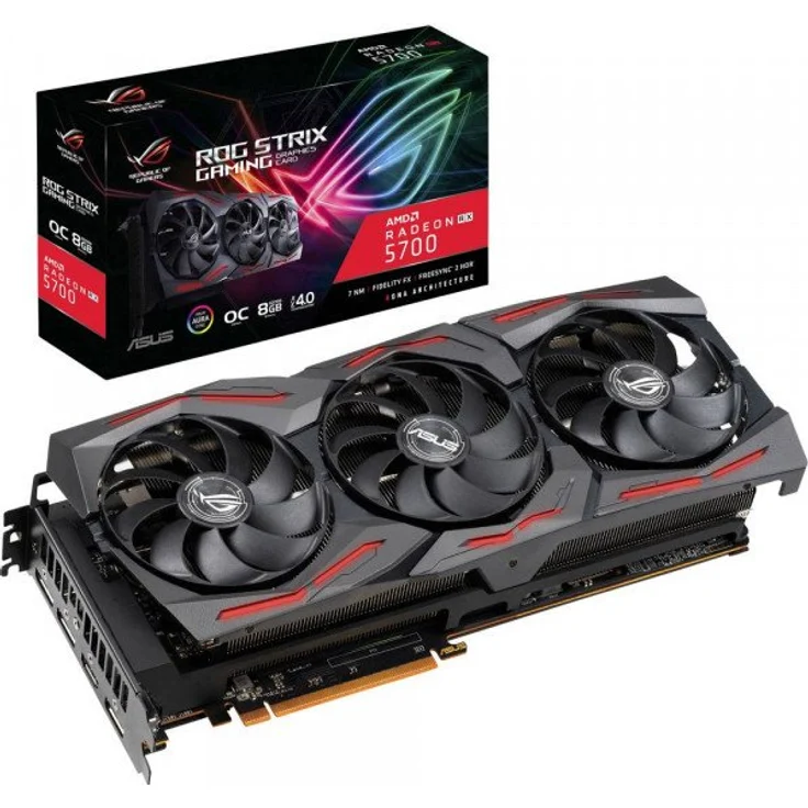 Asus ROG Radeon RX 5700 OC ROG-STRIX-RX5700-O8G-GAMING 8GB GDDR6 (90YV0DD0-M0NA00) – Bild 1
