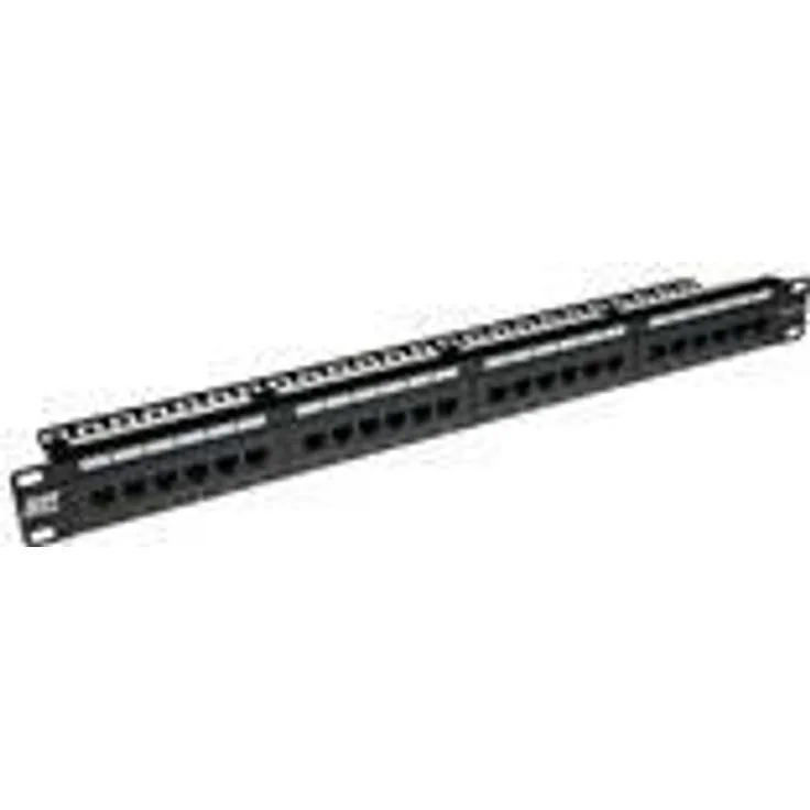 ACT Patchpanel CAT 6 UTP 24-ports with cable management bar PATCHPANEL 24P UTP C6 CAB BAR (PP1011)