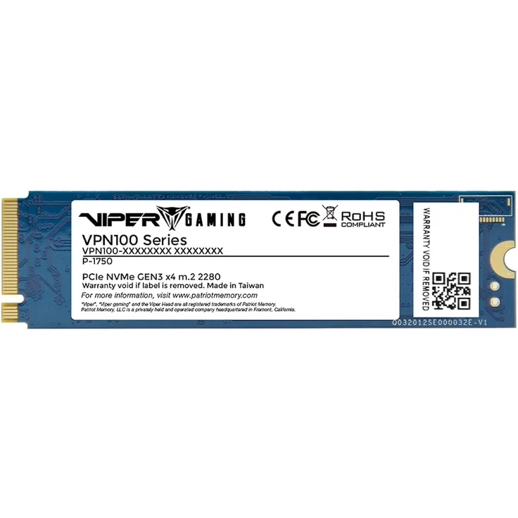 Patriot Viper VPN100 M.2 2 TB Solid State Drive, schwarz, PCIe 3.0 x4 (NVMe – Bild 4