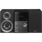 Panasonic SC-PM602EG-K Micro-Anlage mit Digitalradio DAB+ (CD, Bluetooth, UKW Radio, HiFi-System mit 40W RMS) schwarz