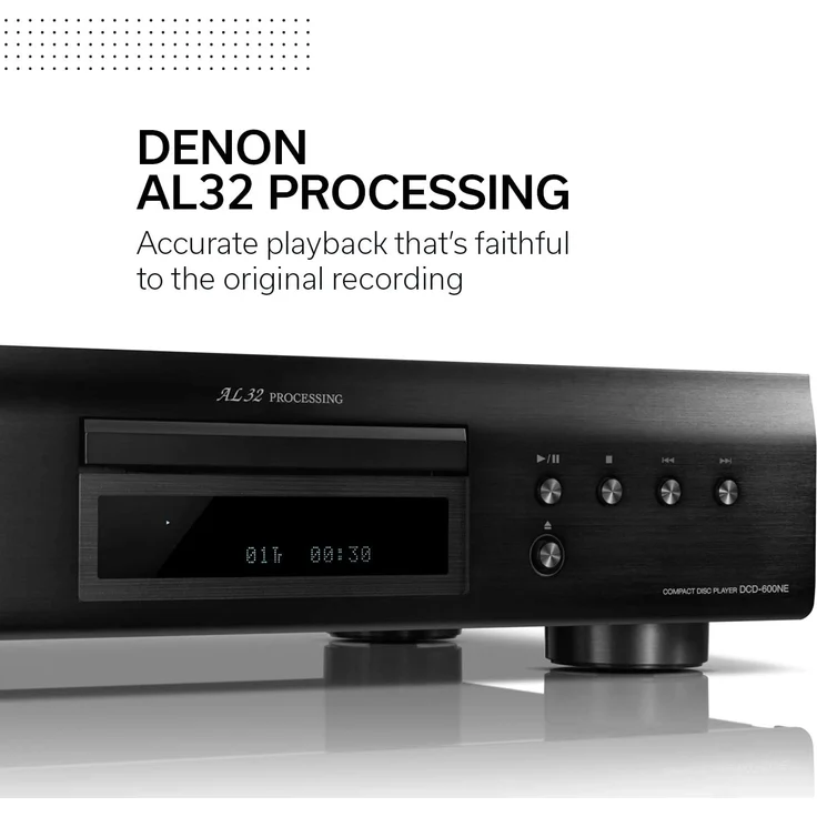 Denon DCD600 CD-Player mit AL32 Processing silber – Bild 5