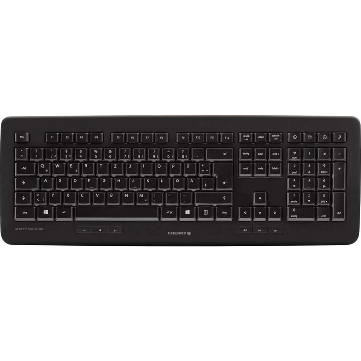 Cherry DW 5100 schwarz, USB, Deutsch QWERTZ (JD-0520DE-2) – Bild 2