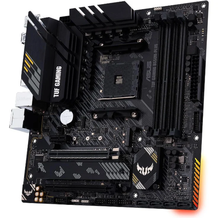 ASUS TUF GAMING B550M PLUS (WI-FI) - micro ATX, AMD B550, Sockel AM4, Dual-channel DDR4 (90MB1490-M0EAY0) – Bild 3
