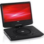 NIKKEI NPD707 - Tragbarer DVD-Player - DVD Player Tragbar | 2,8 cm (7 Zoll) | USB, 12 V Adapter | Fernbedienung | Akku - Schwarz