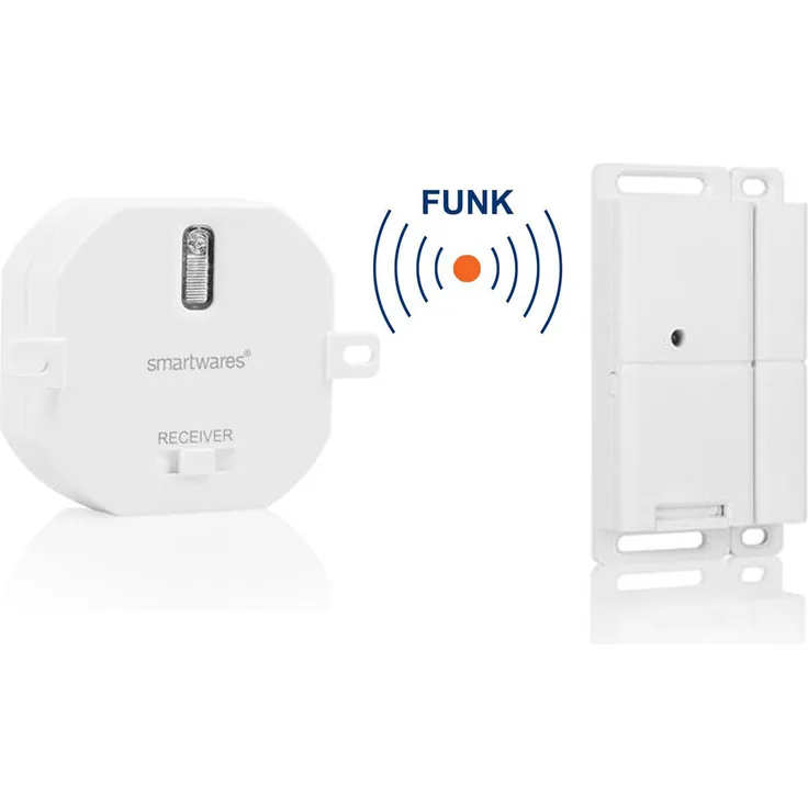 Smartwares Abluftsteuerung: Funkeinbauschalter Dunstabzugshaube & Fensterkontakt