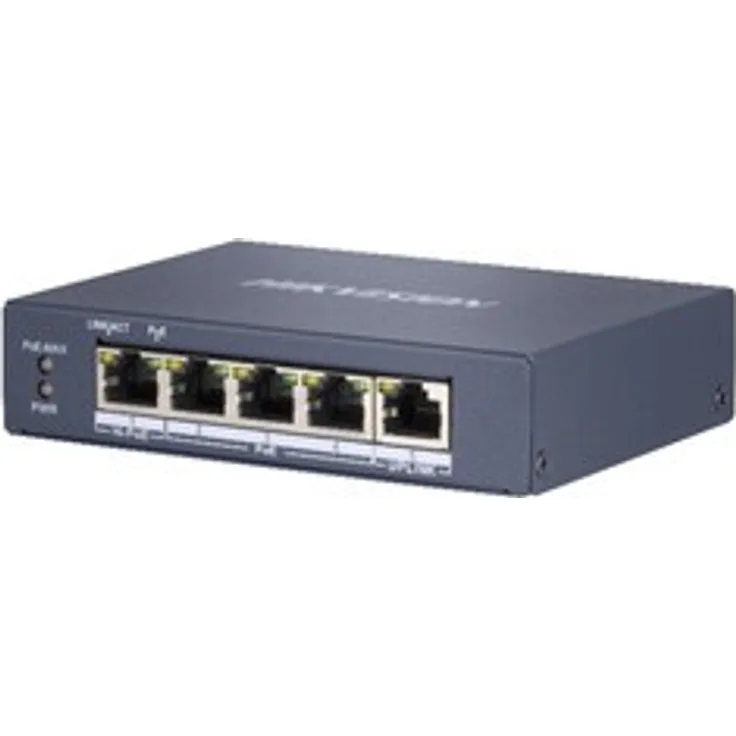 Hikvision DS-3E0505HP-E - Unmanaged - Gigabit Ethernet (10-100-1000) - Vollduplex - Power over Ethernet (PoE)