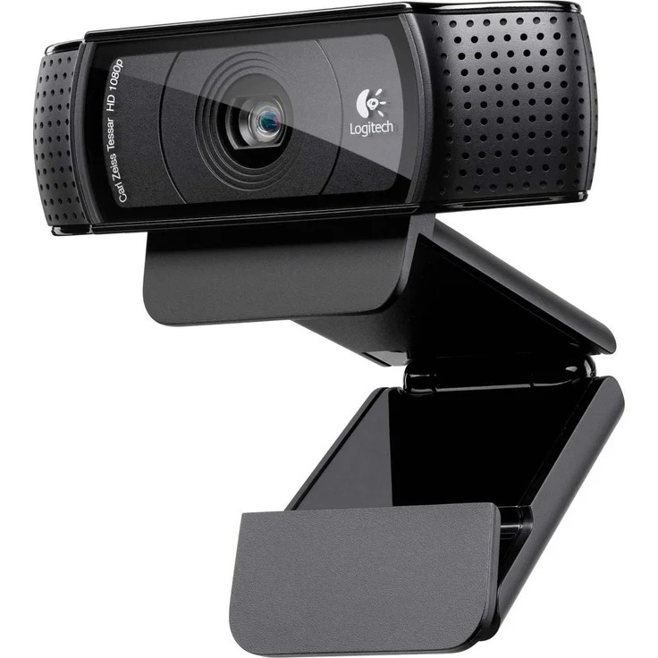 Logitech HD Pro Webcam C920 - Web-Kamera - Farbe - 1920 x 1080 - Audio - USB 2.0 - H.264 (960-000768) – Bild 2